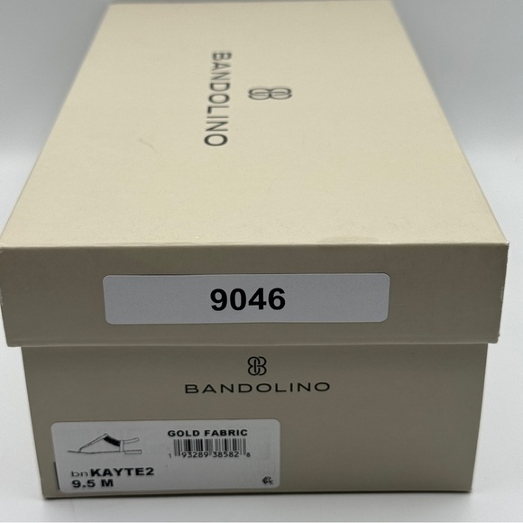 Bandolino Kayte2 Gold Rhinestone Sandals Size 9.5M - Picture 7 of 8